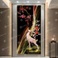 Cherry Blossom & Deer Wall Art Crystal Diamond