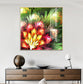 Glowing Rainbow Flower Wall Art Crystal Diamond