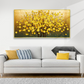 Yellow Apricot Blossoms Bloom Wall Art Crystal Diamond